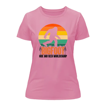 Bigfoot Hide And Seek T-Shirt for Women